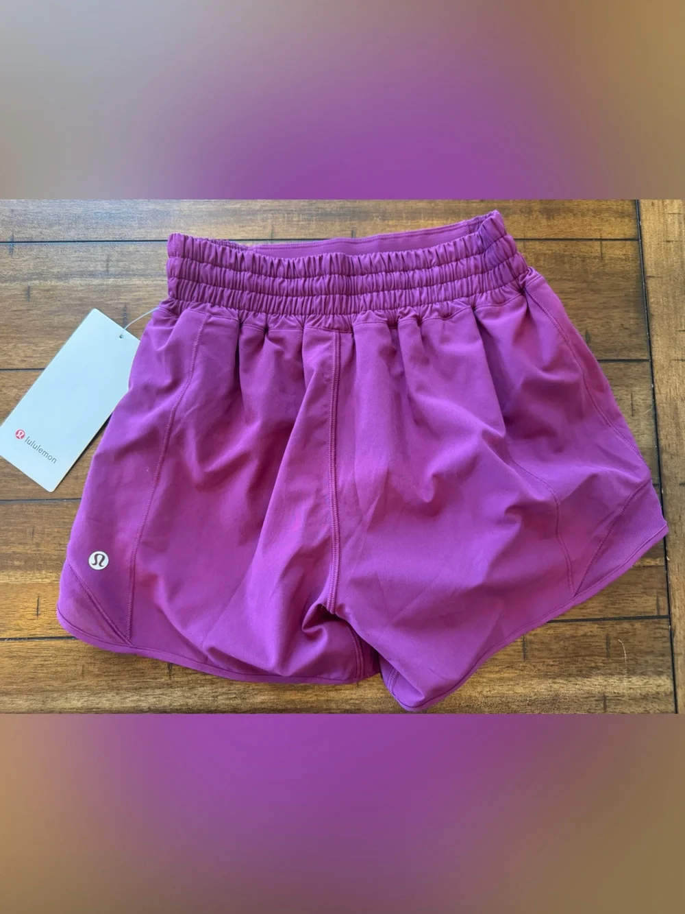 Lululemon Hotty Hot High-Rise Shorts 4” | Size 2 | Chilled Grape | Brand New NWT - Picture 7 of 9